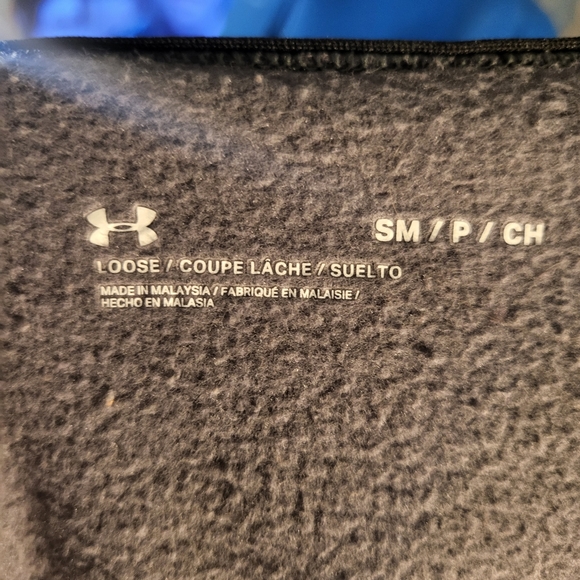 Under Armour Project Rock Charcoal & Black Crew Neck Training Sweatshirt sz S - Picture 7 of 8